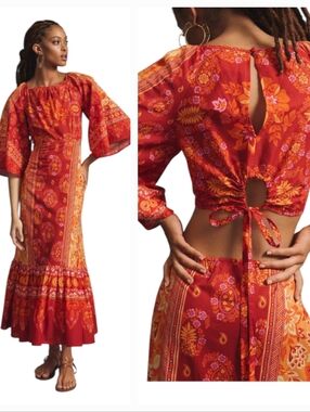 FARM Rio Combuco Cutout Maxi Dress